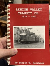 Lehigh Valley Transit Co. 1934-1953 Benson Rohrbeck Spiral Bound 2001 Red Cover picture