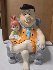 RARE 1989 Fred Flintstone Pelzman Design Cookie Jar By Vandor picture