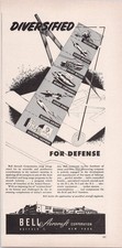 Bell Aircraft Corporation Vintage 1951 Defense Aviation Magazine Ad Print picture