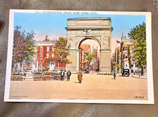 Manhattan Post Card Co. Washington Arch New York City antique Unposted picture