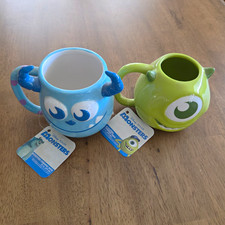 Disney Pixar Monsters, Inc. Mike Wazowski & Sulley Sculpted Mug Set picture
