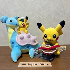 Pokemon World Championships Yokohama 2023 Lapras Pikachu Plush Doll Set of 2 NEW picture