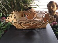 Vintage Delicate Lace Weave Basket picture