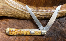 Winchester, Trademark, Made in USA., 2904 Curved Jack Pattern Knife, 3 7/8