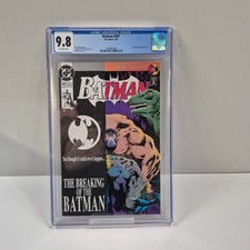 Batman #497 CGC 9.8   Bane Breaks Batman's Back DC Comics 1993 Direct 1st print picture