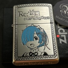 Zippo Re:ZERO Starting Life in Another World Rem Silver Anime Lighter picture