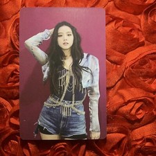 Jisoo BLACKPINK CARTOON LIKE KPOP Girl Photo ACG Goddess Card Model picture