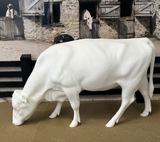 1:9 Traditional Model Cow Heifer 3D Print Grazing For Breyer Horses Cattle Scene picture