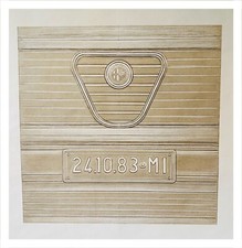 Vintage Numbered and Signed Lithograph ALFA ROMEO Graphic Roberto Sambonet 1983 picture