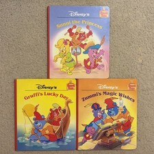 Vintage 1987 Disney Gummi Bears Board Books, Sunni, Gruffi, Zummi  picture