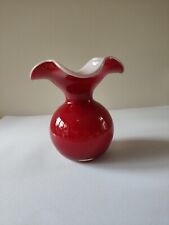 Red Vase Vietri Hibiscus Glass Red Bud Vase Flowers picture