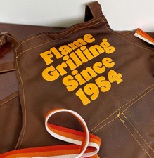 Burger King Employee Apron Flame Grilling Since 1954 Official Crew picture