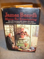 JAMES BEARD'S MENUS FOR ENTERTAINING 1965 COOKBOOK picture
