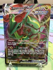 Pokémon TCG Rayquaza VMAX 111/203 Holo VMAX Rare Evolving Skies Near Mint picture