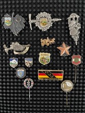 Vintage German Austrian (Lot of 14) Rare Collectible Metal Pins picture