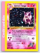 Sabrinas Gengar Credit Card Sticker and Card Back Sticker picture