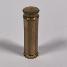 Vintage Le Kid French Brass with Mother Of Pearl Top Portable Perfume Atomizer picture
