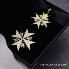 2pcs UK Knights Commander's Cross Medals The Order of St. John with Box Replica picture