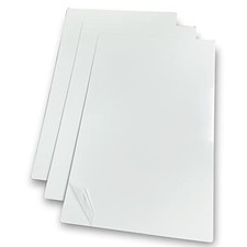 Aluminum Alloy Sublimation Blanks Metal Photo Signs 300 X 450 X1mm Pure White picture