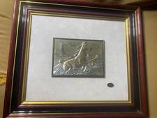 Superb Argenti Tidel Silver Bas-Relief
