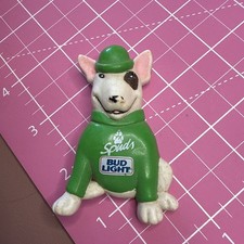 Vintage 1987 Spuds Mackenzie Bud Light Irish St Patrick's Day Pin Button picture
