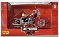 MAISTO 1962 FLH HARLEY DAVIDSON SERIES 5 SLIGHTLY DAMAGED BOX NEW picture