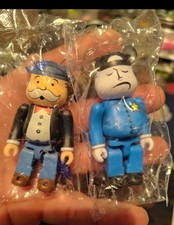 Bearbrick Mr. Monopoly & The Jailer 100% Set w/ Cards picture