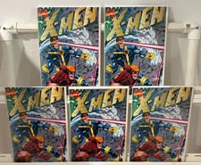 X-MEN #1E DOUBLE GATEFOLD COVER JIM LEE MARVEL 1991 NM+ (9.6) OR BETTER picture