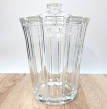Rare Marquis Cystal The Toscany Collection 8.25 High Biscuit Jar & Cover Ribbed picture