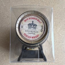 Vintage Edinburgh Castle 10 Year Old Blended Malt Scotch Whisky Barrel Miniature picture
