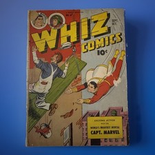 WHIZ COMICS #67 FAWCETT PUB GOLDEN AGE 1945 WOLVERTON CAPTAIN MARVEL picture