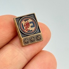 Vtg Reddy Kilowatt Lapel Pin Xcel Energy Employee Award Atomic Era Electricity picture