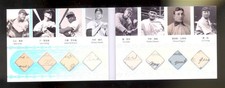 2026 Eternal Babe Ruth Mickey Mantle Baseball Legends Relic Card Booklet 19/50 picture