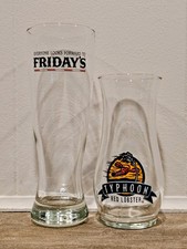 Vintage RED LOBSTER Typhoon And TGI FRIDAY'S Pilsner Glass Great Condition picture