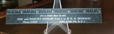 Vintage Feed Seed L. H. &H.G. Brubaker Lancaster Lititz PA Ad. Cardboard 6