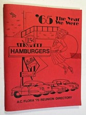 AC Flora High School 10 yr reunion directory 1965-75 Forest Acres So Carolina SC picture