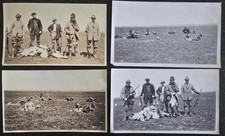 4 VTG Candid Photographs, Goose Hunters, 1920's picture