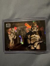 2022 Topps Star Wars Galaxy Chrome Refractor #16 Patrolling the Cantina 30/150 picture