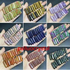 A+++ Wholesale Natural Mixed Double Point Quartz Crystal Obelisk Pendant Reiki picture