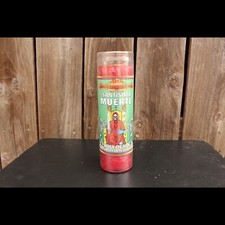 veladoras preparadas. Santísima Muerte. Holy Death Candle picture