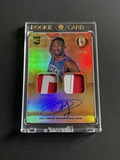 2014-15 Panini Gold Standard Joel Embiid RC Auto Patch /25 #237 76ers picture