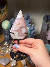Blush Jelly Agate Freeforms | Natural Banded Chalcedony | picture