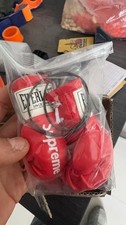 Mini Red Boxing Gloves Pair Decorative Ornament Hanging Display Collectible Gift picture