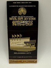 Vintage Jacques' Sign of the Ram Matchbook Sheraton OKC Airport OK picture