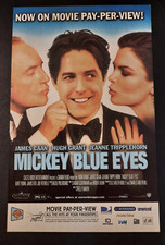 MICKEY BLUE EYES Pay Per View HUGH GRANT ~ Vintage Comic Page PRINT AD 2000 picture