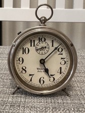 Vintage 1929 Westclox 'Baby Ben' Style 1 Alarm Clock - Nickel * Working Well  picture