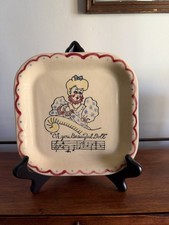 Vintage Los Angeles Potteries 350 Plate “Oh You Beautiful Doll” picture