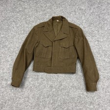 WW2 US Army M1944 Ike Eisenhower Wool Field Jacket 1945 Phila QM Tag 36S picture