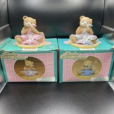 Chadwick Miller Tender Teddy Bears Collector Series My Blanket Blue and Pink Lot picture