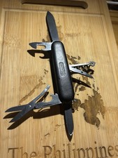 Victorinox Coach Climber Swiss Army Knife 91mm  Leather Scales. Limited Edition. picture